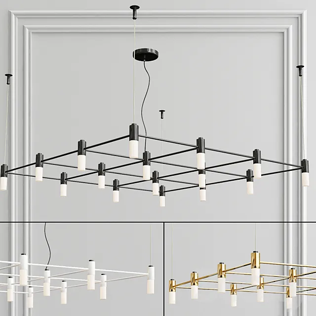 Tooy Quadrante 16 Luci G9 3D Model