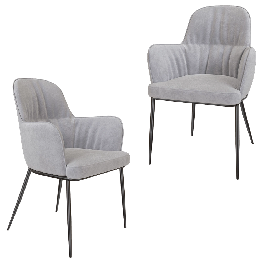 Top concept - Chair with armrests Barkley 3D Model