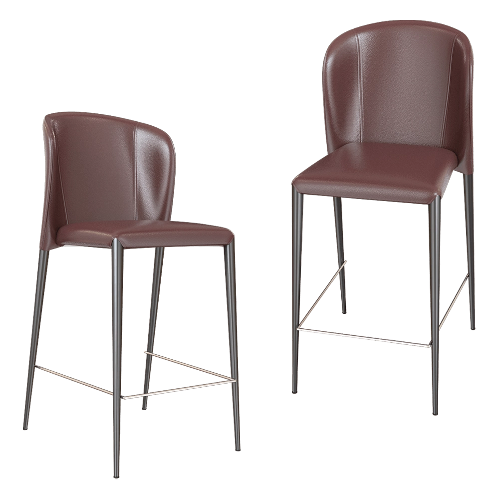 Top concept - Semi-bar chair Albert 3D Model