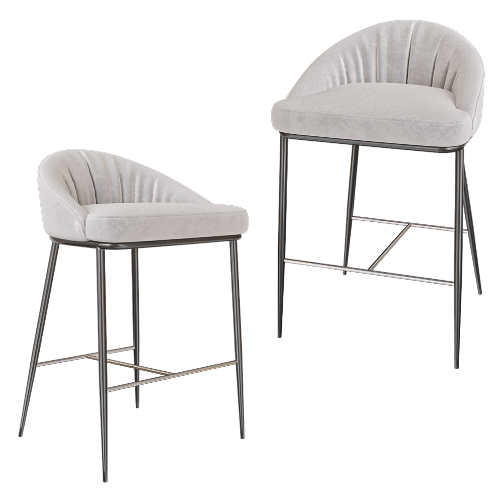 Top concept - Semi-bar chair Barkley 3D Model