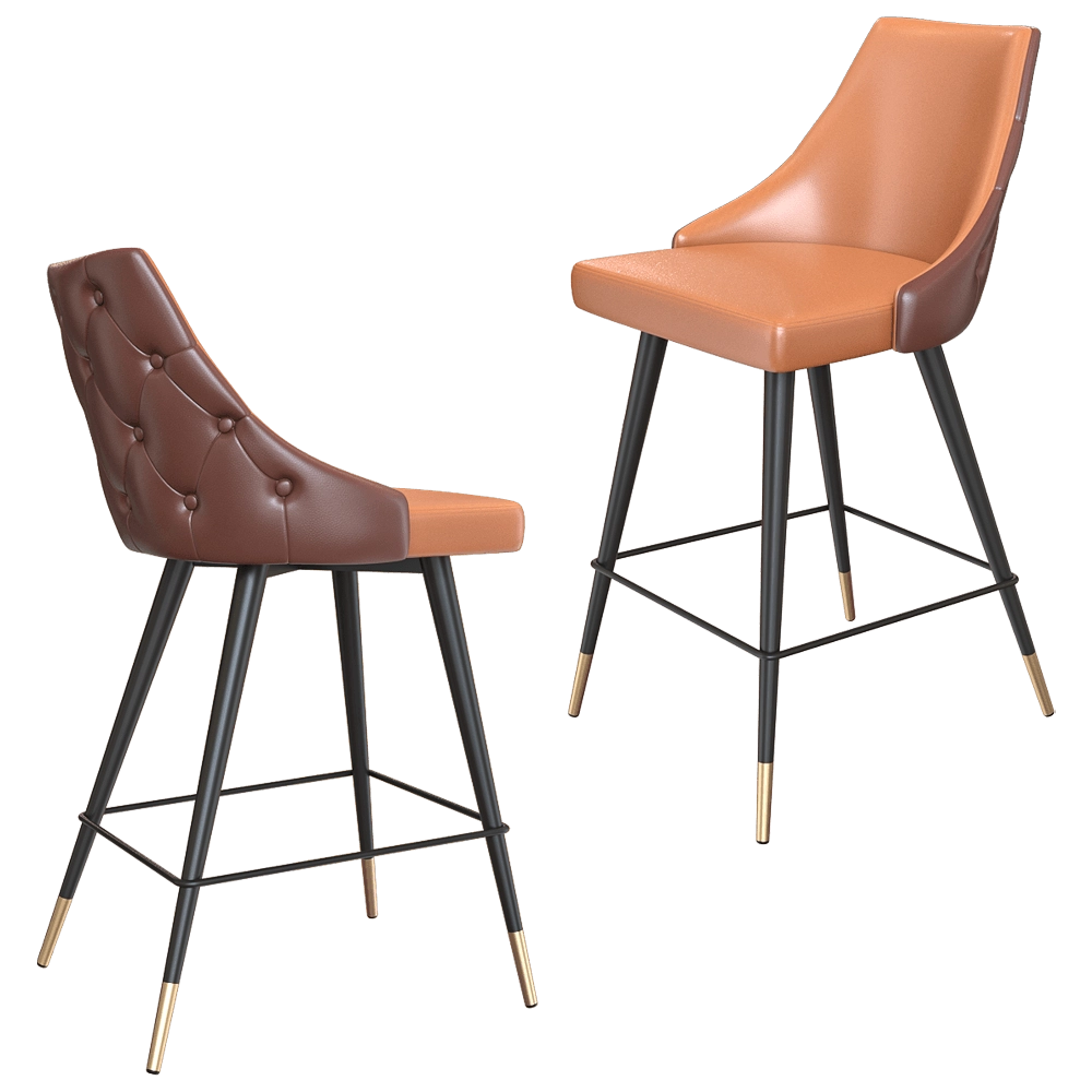 Top concept - Semi-bar chair Lucas 3D Model