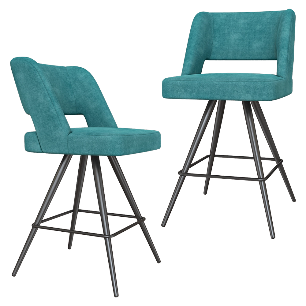 Top concept - Semi-bar chair Molly 3D Model