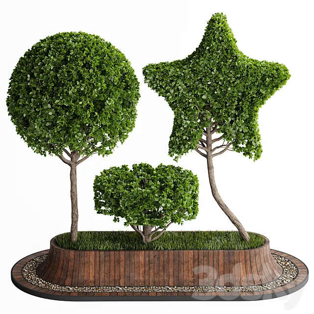 Topiary Trees 001 Free Download