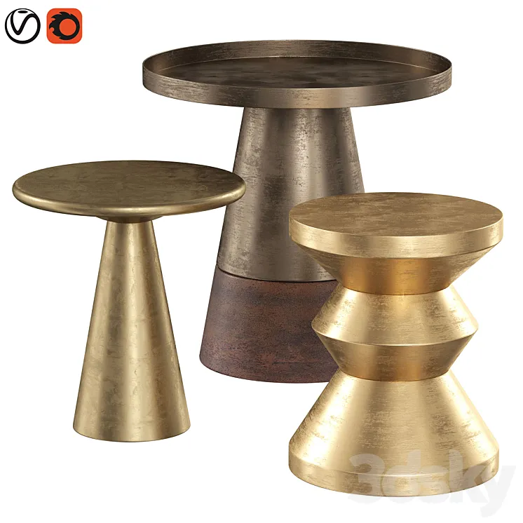 Topper Occasional Table 3D Model Free