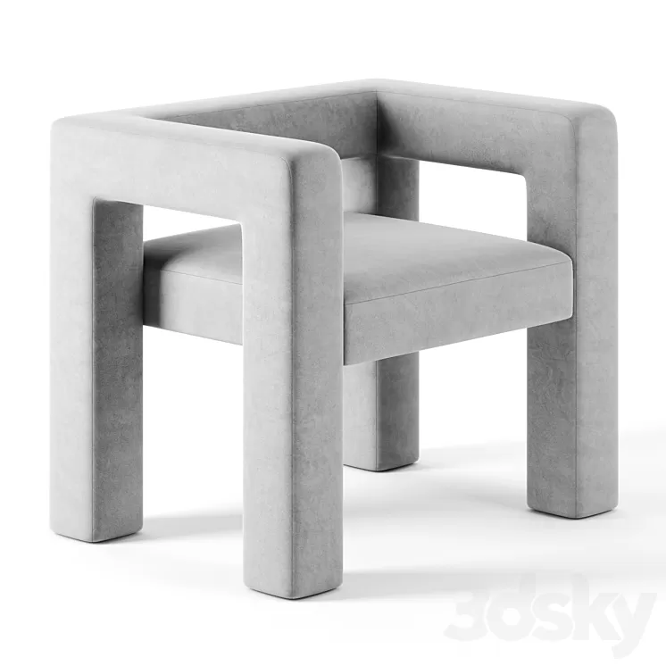 Toptun armchair by Faina Collection 3D Model