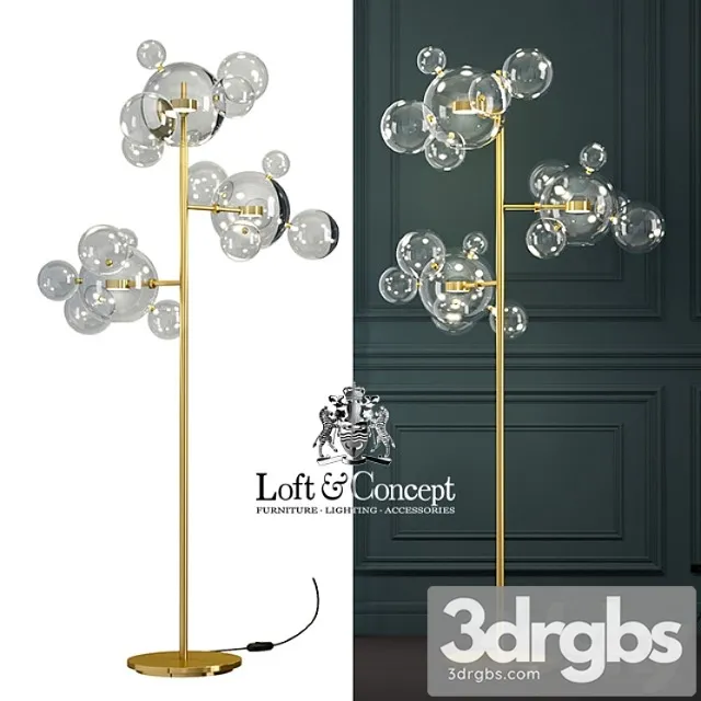 Torcher Giopato Coombes Bolle Bls 14 Floor Lamp 3D Model Free