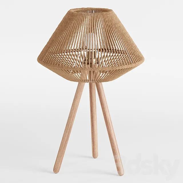 Tori boho table lamp 3D Model