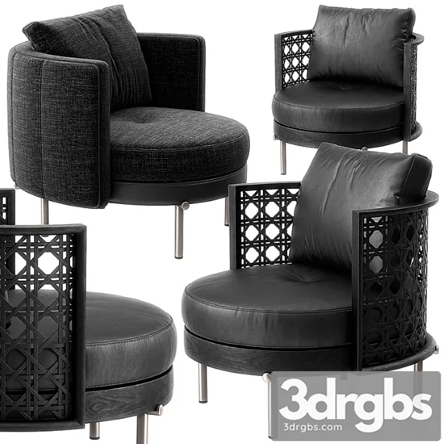 Torii armchairs by minotti