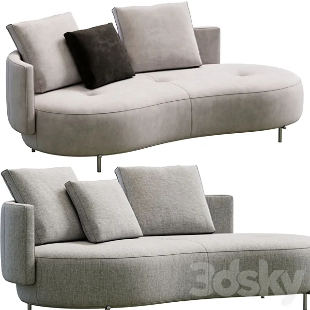 Torii Bold Sofa By Minotti 3D Model