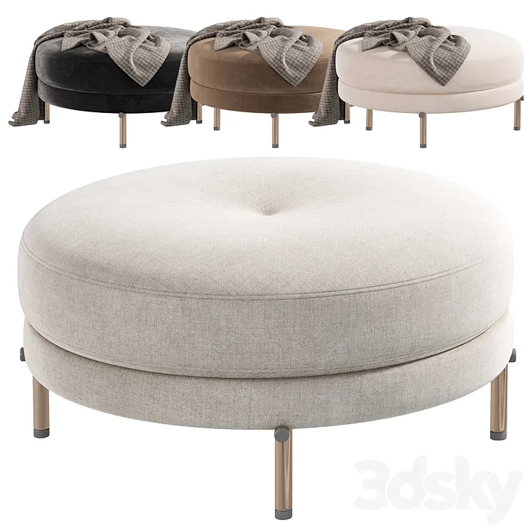 Torii Pouf nendo 3D Model Free Download