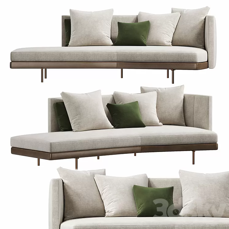 Torii Sofa by minotti 3D Model Free