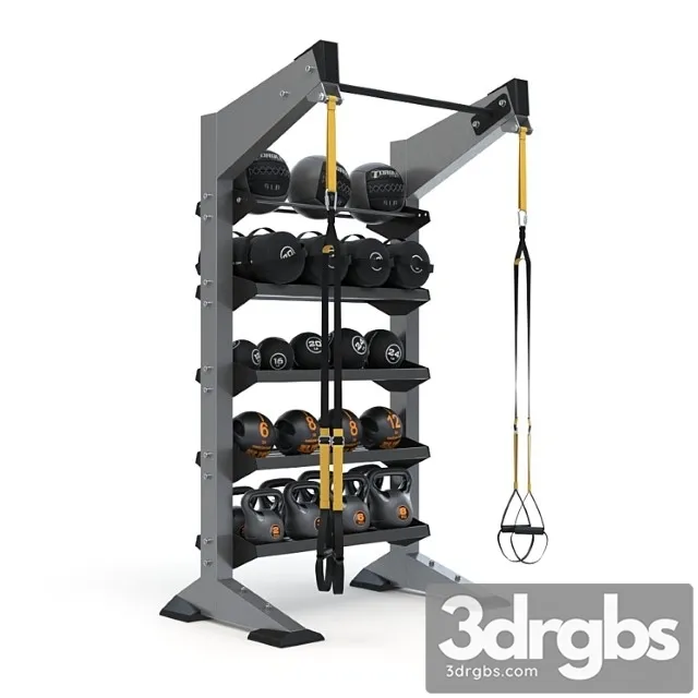 Torque fitness - x-create 1-module storage wall 3D Model Free