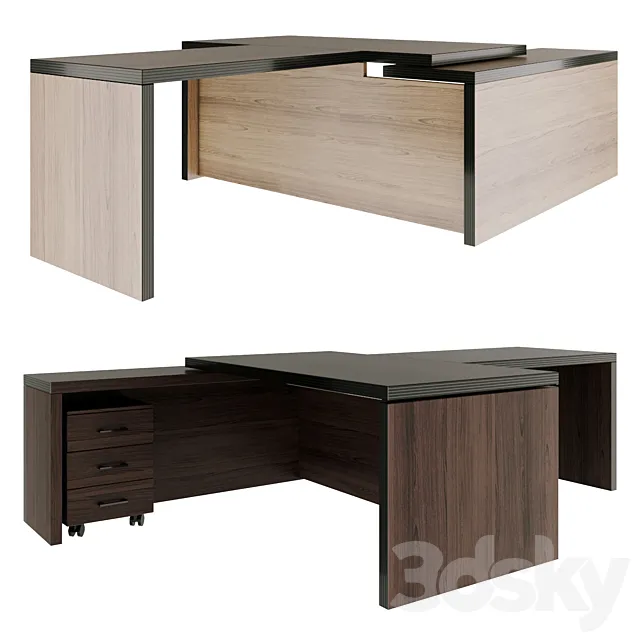 Torr executive table 3D Model