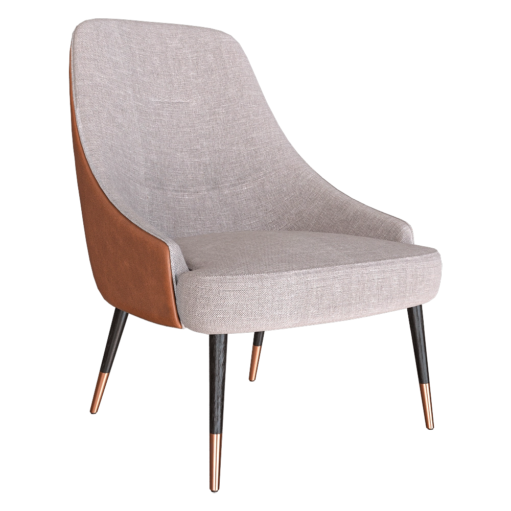 Torre Furniture  - Armchair ADIMA-05 base 100 3D Model
