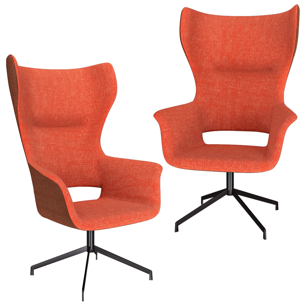 Torre Furniture  - Armchair MEGAN BERGERE base 127 3D Model