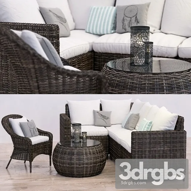 Torrey Sectional Set 3D Model Free