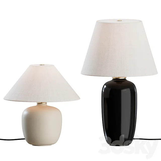 Torso Table Lamp By MENU 3DModel