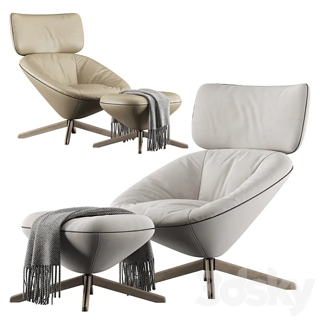Tortuga Armchair 3D Model