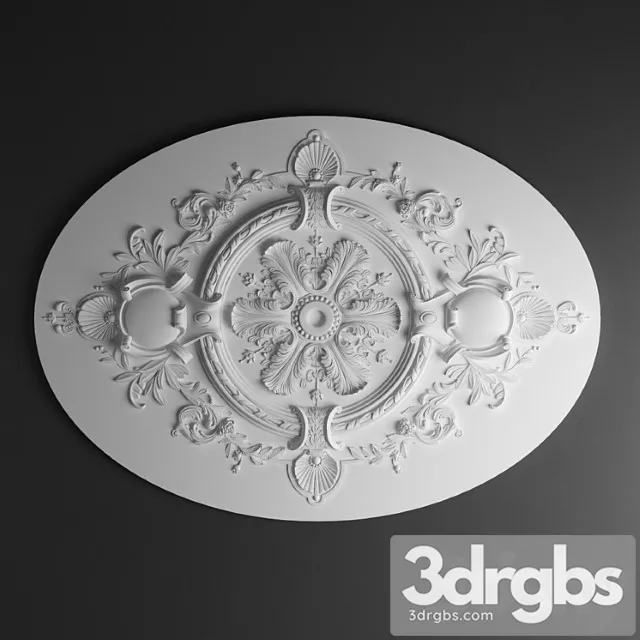 Torus Stil Art rosette 104 1 3D Model Free