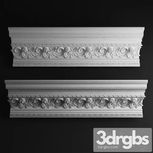 Torus Stil Karniz Art 1143 3D Model Free