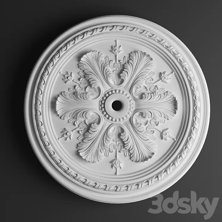 Torus Stil.Rozetka art.108 3D Model