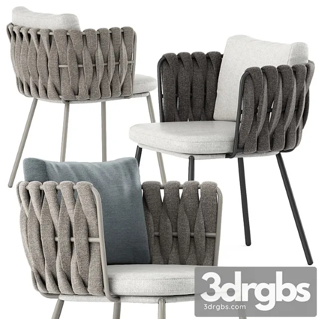 Tosca Armchair By Tribu 1 3D Model Free