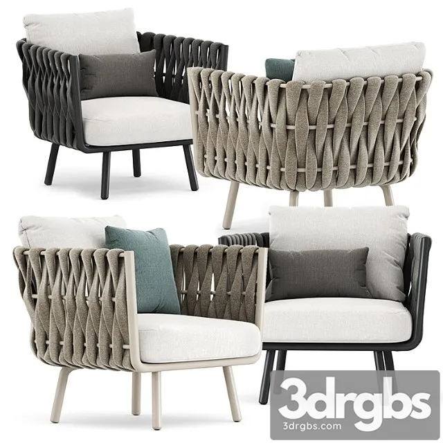 Tosca Club Chair By Tribu 3D Model Free
