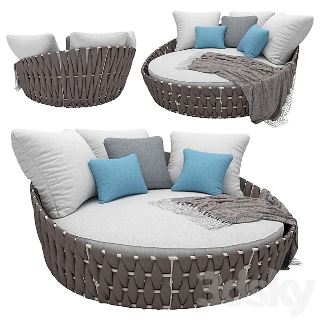Tosca daybed 3D Model