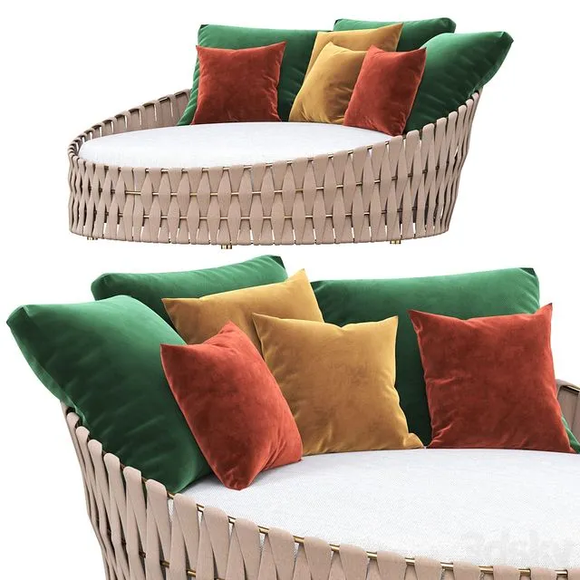 tosca outdoor daybed architonic 3D Model