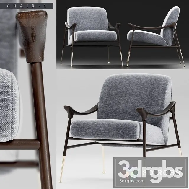 Tosconova Armchair 3D Model Free