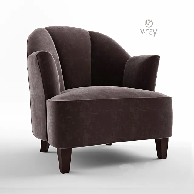 Tosconova. Armchair Shell. 3DModel