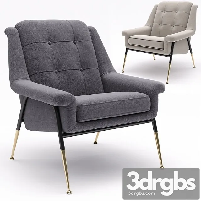 Tosconova armchair witton 3D Model Free