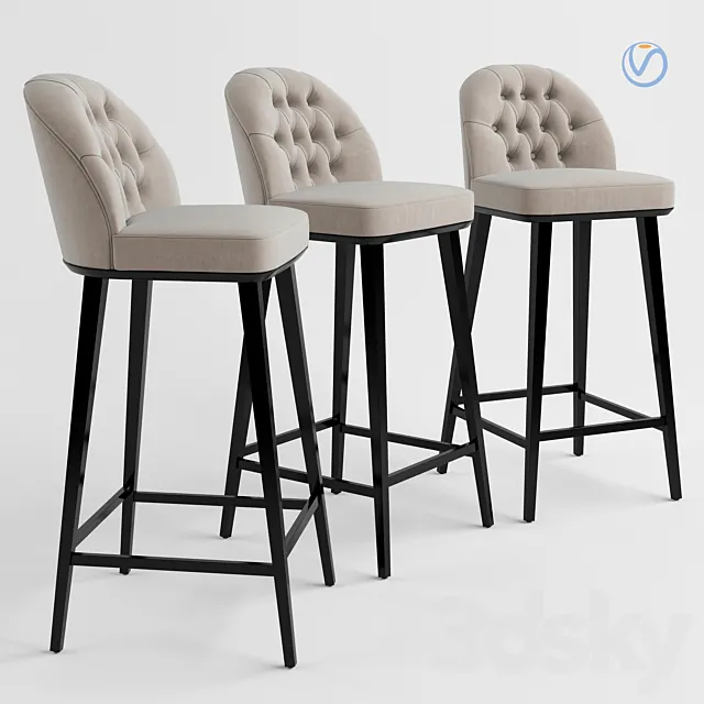 Tosconova. Bar chair Savon. Cazarina Michigan 3D Model