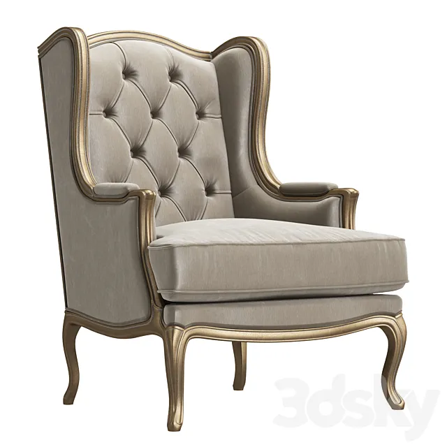 Tosconova Edward Captonne chair 3DModel