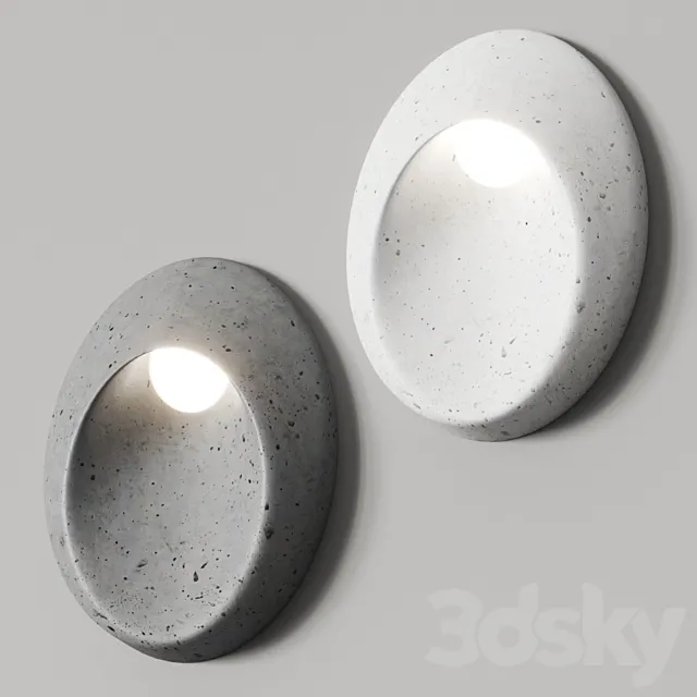 Toscot Oval Wall Lamp 3DModel