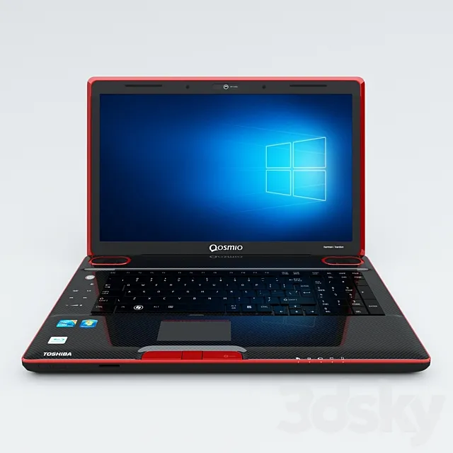 Toshiba Qosmio X500 Laptop 3DModel