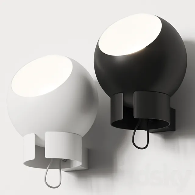 tossB Sphere Wall Lamp 3D Model