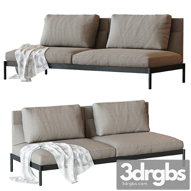 Total sofa - 2.5 seat armless - part & whole