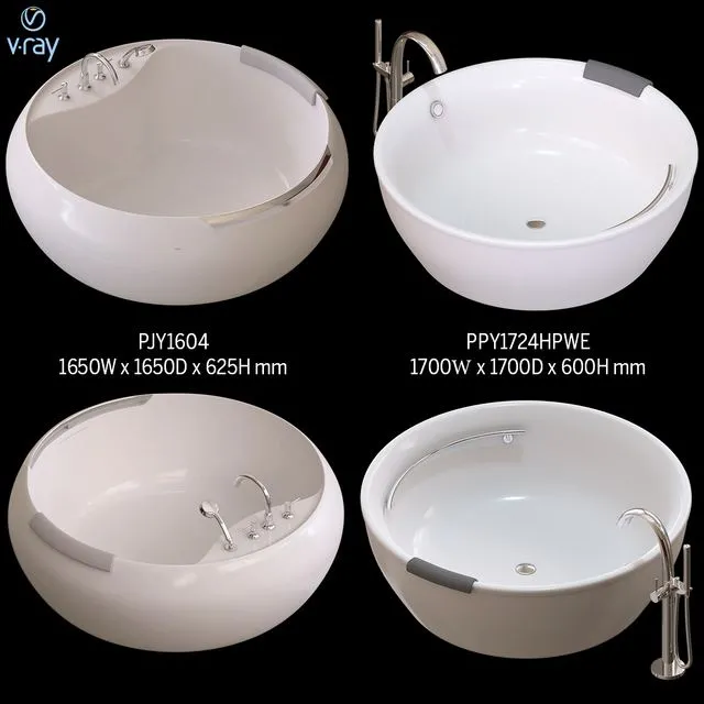 TOTO bathtub 3D Model