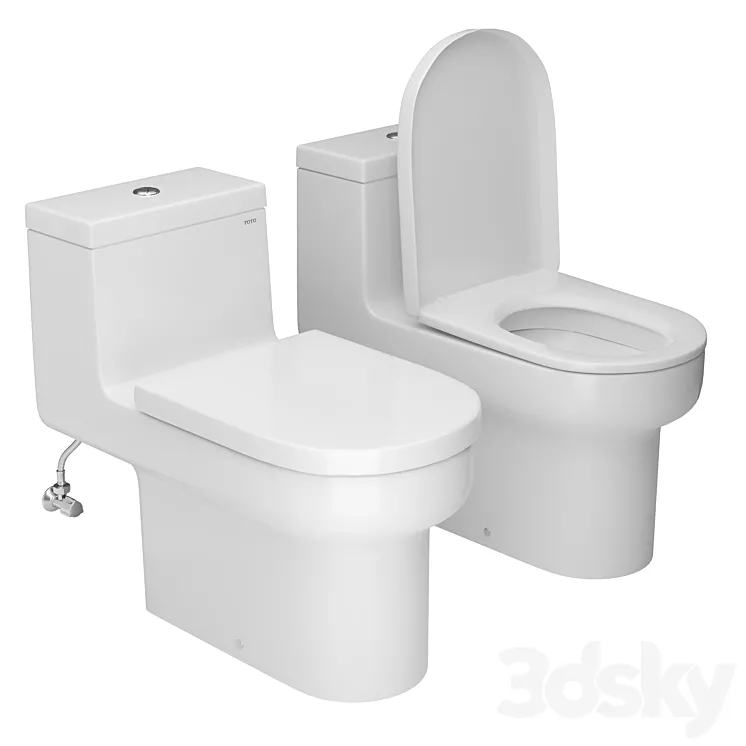 Toto CW895J 3D Model Free