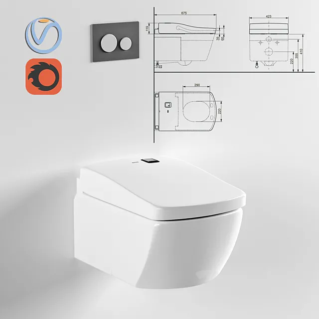 Toto neorest washlet 3D Model