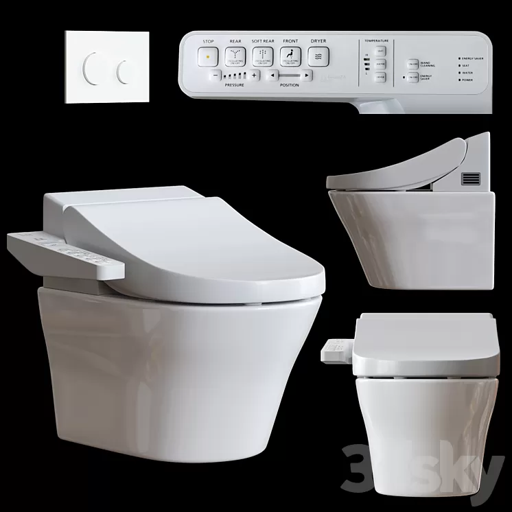 TOTO Washlet EK 2.0 3D Model