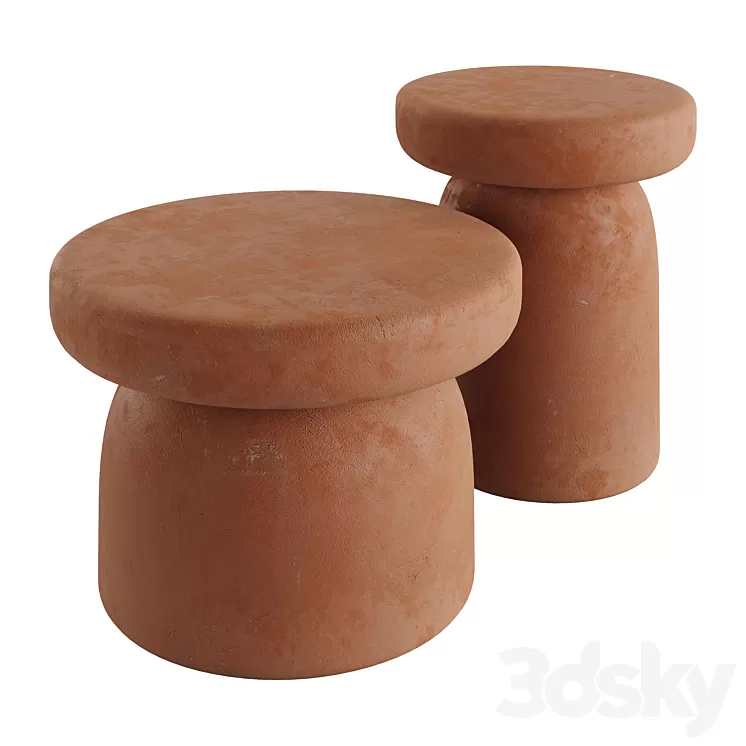 Tototo Coffee Table by Miniforms 3D Model