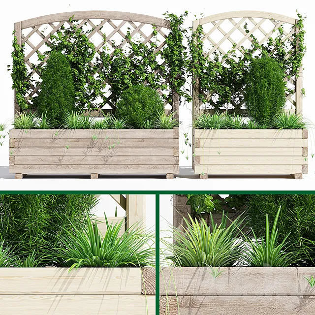 Toulouse planter 3D Model