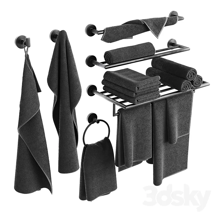 Towel 04 3D Model Free