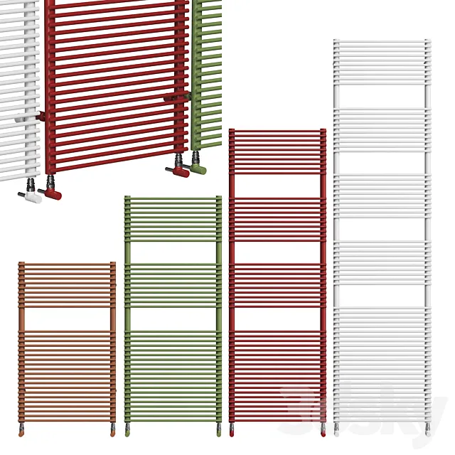 Towel dryer BASICS14 by TUBES 3D Model