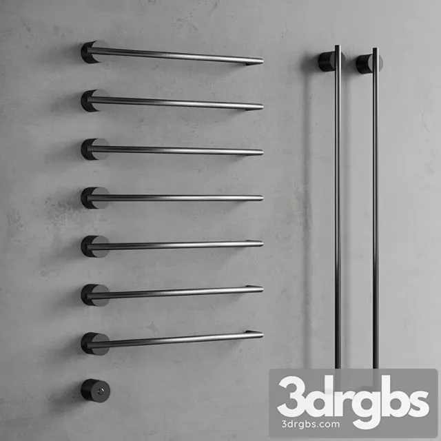 Towel Dryer Equilibrio Black Diamond 3D Model Free