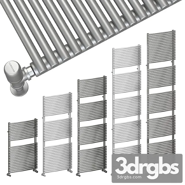 Towel dryer Zordivari Nancy Tovelraal Polished Satin 3D Model Free