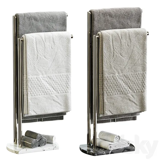 Towel Holder Hanger Showerdrape Octavia 3D Model