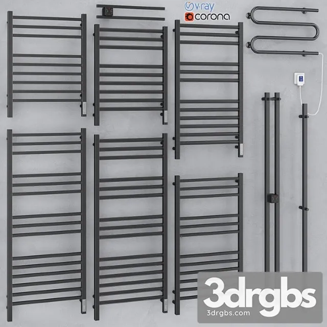 Towel warmers Terminus 5 3D Model Free